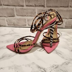 EGO Shoes, Size 7 (UK 5), Pink Animal Print